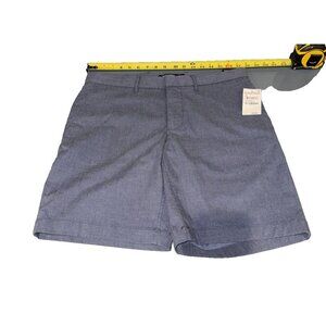 Nordstrom New Front Front Blue Heather Chino Casual Shorts Size 34
